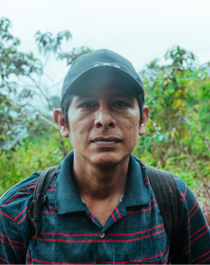 Leiter der Forstoperation Nestor Ortega