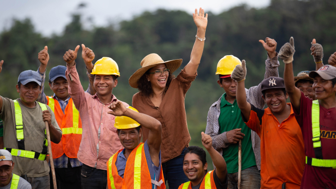 [Translate to English:] Unsere Projekte schaffen soziale Perspektiven für die Menschen in Panama.